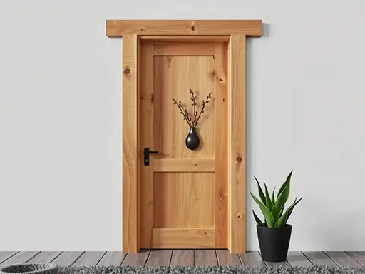 Portes en teck massif